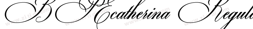 BP Ecatherina Regula字体转换